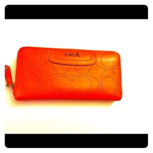 Leather authentic  coach wallet